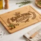 Deska Do Krojenia Na Andrzejki Prezent Dla Kobiety: Retro Kulinarny Herb Deska Do Krojenia Na Andrzejki Prezent Dla Kobiety: Retro Kulinarny Herb