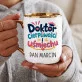 Kubek Personalizowany Dla Wychowawcy Prezent Na Dzień Nauczyciela Dla Mężczyzny: Doktor Cierpliwości I Kubek Personalizowany Dla Wychowawcy Prezent Na Dzień Nauczyciela Dla Mężczyzny: Doktor Cierpliwości I