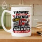 Kubek Z Nadrukiem Dla Tirowca Prezent Dla Mężczyzny: Tirowiec Legenda Z Wyboru Kubek Z Nadrukiem Dla Tirowca Prezent Dla Mężczyzny: Tirowiec Legenda Z Wyboru