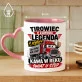 Kubek Z Nadrukiem Dla Tirowca Prezent Dla Mężczyzny: Tirowiec Legenda Z Wyboru Kubek Z Nadrukiem Dla Tirowca Prezent Dla Mężczyzny: Tirowiec Legenda Z Wyboru