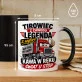 Kubek Z Nadrukiem Dla Tirowca Prezent Dla Mężczyzny: Tirowiec Legenda Z Wyboru Kubek Z Nadrukiem Dla Tirowca Prezent Dla Mężczyzny: Tirowiec Legenda Z Wyboru