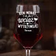 Mega Kieliszek Do Wina z Grawerem Na 1 Rocznicę Ślubu Prezent Dla Kobiety: Rok Minął, Wciąż Mega Kieliszek Do Wina z Grawerem Na 1 Rocznicę Ślubu Prezent Dla Kobiety: Rok Minął, Wciąż