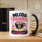 Kubek Z Nadrukiem Dla Młodej Mamy Prezent Na Dzień Mamy Dla Kobiety: Młoda Mama Działa Kubek Z Nadrukiem Dla Młodej Mamy Prezent Na Dzień Mamy Dla Kobiety: Młoda Mama Działa