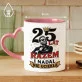Kubek Z Nadrukiem Na 25 Rocznicę Ślubu Prezent Dla Mężczyzny: Nadal Nie Uciekła Kubek Z Nadrukiem Na 25 Rocznicę Ślubu Prezent Dla Mężczyzny: Nadal Nie Uciekła