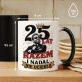 Kubek Z Nadrukiem Na 25 Rocznicę Ślubu Prezent Dla Mężczyzny: Nadal Nie Uciekła Kubek Z Nadrukiem Na 25 Rocznicę Ślubu Prezent Dla Mężczyzny: Nadal Nie Uciekła