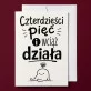 Kartka z Życzeniami Dla 45 Latka Na 45 Urodziny Dla Mężczyzny: Ironiczna Dojrzałość