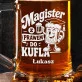 Kufel Personalizowany z Grawerem Na Obronę Magistra Prezent Dla Mężczyzny: Kufel Z Charakterem