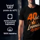 Koszulka Męska Na 40 Urodziny Prezent Dla Mężczyzny: Legenda Za Życia