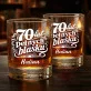 Szklanki Do Whisky z Grawerem Na 70 Urodziny Prezent Dla 70 Latki Kobiety: 70 Lat Pełnych Blasku Szklanki Do Whisky z Grawerem Na 70 Urodziny Prezent Dla 70 Latki Kobiety: 70 Lat Pełnych Blasku
