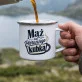Kubek Emaliowany Na Pierwszą Rocznicę Ślubu Prezent Na Walentynki Dla Mężczyzny: Męski Manifest Kubek Emaliowany Na Pierwszą Rocznicę Ślubu Prezent Na Walentynki Dla Mężczyzny: Męski Manifest