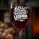 Kieliszek Do Wina Na 60 Urodziny Prezent Dla Kobiety: Legenda 60 - Rozgrzewka