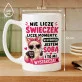 Kubek Z Nadrukiem Na Urodziny Prezent Dla Kobiety: Nie Liczę Świeczek Kubek Z Nadrukiem Na Urodziny Prezent Dla Kobiety: Nie Liczę Świeczek