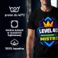 Koszulka Męska Dla 40 Latka Prezent Na 40 Urodziny Dla Mężczyzny: Level Czterdzieści