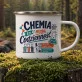 Kubek Emaliowany Dla Chemika Prezent Dla Mężczyzny: Chemiczna Codzienność Kubek Emaliowany Dla Chemika Prezent Dla Mężczyzny: Chemiczna Codzienność