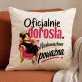 Poduszka Dekoracyjna Na 18 Prezent Dla Kobiety: Sarkastyczna Dorosłość Poduszka Dekoracyjna Na 18 Prezent Dla Kobiety: Sarkastyczna Dorosłość