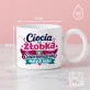 Kubek Z Okrągłym Uchem Dla Cioci Ze Żłobka Prezent Dla Kobiety: Ciocia Ze Żłobka