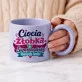 Kubek Z Okrągłym Uchem Dla Cioci Ze Żłobka Prezent Dla Kobiety: Ciocia Ze Żłobka
