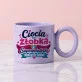 Kubek Z Okrągłym Uchem Dla Cioci Ze Żłobka Prezent Dla Kobiety: Ciocia Ze Żłobka