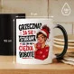 Kubek Z Nadrukiem Na Mikołajki Prezent Dla Kobiety: Grzeczna ?