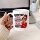 Kubek Z Nadrukiem Na Mikołajki Prezent Dla Kobiety: Grzeczna ?