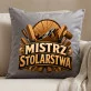 Poduszka Dekoracyjna Na 80 Urodziny Prezent Dla Mężczyzny: Mistrz Stolarstwa Poduszka Dekoracyjna Na 80 Urodziny Prezent Dla Mężczyzny: Mistrz Stolarstwa
