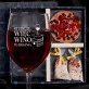 Zestaw Prezenowy Z Kieliszkiem Do Wina Dla Studentki: Wino To Badania Zestaw Prezenowy Z Kieliszkiem Do Wina Dla Studentki: Wino To Badania