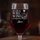 Mega Kieliszek Do Wina z Grawerem Dla Studentki Prezent Dla Kobiety: Wino To Badania