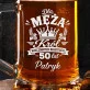 Kufel Personalizowany z Grawerem Na 50 Dla Męża Prezent: Król Kufla Kufel Personalizowany z Grawerem Na 50 Dla Męża Prezent: Król Kufla