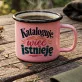 Kubek Emaliowany Dla Bibliotekarki Prezent Dla Kobiety: Humor Biblioteczny Kubek Emaliowany Dla Bibliotekarki Prezent Dla Kobiety: Humor Biblioteczny