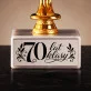Statuetka Z Grawerem Na 70 Urodziny Prezent Dla Kobiety: 70 Lat Klasy - Ornament