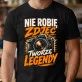 Koszulka Męska Dla Fotografa Prezent Dla Mężczyzny: Tworzę Legendy