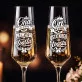 Dwa Kieliszki Do Szampana Na Święta Prezent Dla Pary: Duet Toastowy Dwa Kieliszki Do Szampana Na Święta Prezent Dla Pary: Duet Toastowy