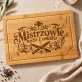Deska Do Krojenia Na Dzień Dziadka i Babci Prezent Dla Pary: Herb Noża I Smaku Deska Do Krojenia Na Dzień Dziadka i Babci Prezent Dla Pary: Herb Noża I Smaku