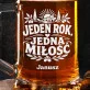 Kufel Personalizowany Na 1 Rocznicę Ślubu Prezent Dla Mężczyzny: Jeden Rok, Jedna Miłość Kufel Personalizowany Na 1 Rocznicę Ślubu Prezent Dla Mężczyzny: Jeden Rok, Jedna Miłość