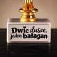 Statuetka Z Grawerem Na 25 Rocznicę Ślubu Prezent Dla Pary: Dwie Dusze, Jeden Bałagan