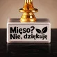 Statuetka Z Grawerem Dla Wegetarian Prezent Dla Pary: Mięso? Nie, Dziękuję