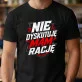 Koszulka Męska Dla Mężczyzny Prezent Dla Mężczyzny: Nie Dyskutuję