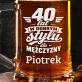 Kufel Personalizowany z Grawerem Na 40 Dla Mężczyzny Prezent: Dojrzały Styl Kufel Personalizowany z Grawerem Na 40 Dla Mężczyzny Prezent: Dojrzały Styl