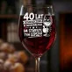 Kieliszek Do Wina Na 40 Prezent Na 40 Urodziny Dla Mężczyzny: 40 Lat - Im Starszy, Kieliszek Do Wina Na 40 Prezent Na 40 Urodziny Dla Mężczyzny: 40 Lat - Im Starszy,