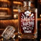 Karafka Do Whisky z Grawerem Dla Kucharza Prezent Dla Mężczyzny: Mistrz Kuchni