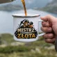 Kubek Emaliowany Dla Górnika Prezent Dla Mężczyzny: Kopalniany Humor Premium