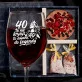 Zestaw Prezenowy Z Kieliszkiem Do Wina Na 40 Urodziny: Awans Do Legendy 40 Zestaw Prezenowy Z Kieliszkiem Do Wina Na 40 Urodziny: Awans Do Legendy 40