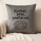 Poduszka Dekoracyjna Na Dzień Mamy Prezent Dla Mamy Kobiety: Kochać, Prać, Powtarzać. Poduszka Dekoracyjna Na Dzień Mamy Prezent Dla Mamy Kobiety: Kochać, Prać, Powtarzać.