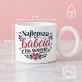 Kubek Z Okrągłym Uchem Na Dzień Babci Prezent Dla Babci Kobiety: Ciepło Babcinej Miłości
