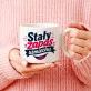 Kubek Z Okrągłym Uchem Na Dzień Dziewczyny Prezent Dla Kobiety: Magia Dobrego Humoru Kubek Z Okrągłym Uchem Na Dzień Dziewczyny Prezent Dla Kobiety: Magia Dobrego Humoru