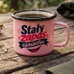 Kubek Emaliowany Na Dzień Dziewczyny Prezent Dla Kobiety: Magia Dobrego Humoru Kubek Emaliowany Na Dzień Dziewczyny Prezent Dla Kobiety: Magia Dobrego Humoru