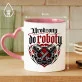 Kubek Z Nadrukiem Dla Chłopaka Prezent Na Dzień Chłopaka Dla Mężczyzny: Urodzony Do Roboty