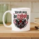 Kubek Z Nadrukiem Dla Chłopaka Prezent Na Dzień Chłopaka Dla Mężczyzny: Urodzony Do Roboty