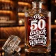 Karafka Do Whisky z Grawerem Dla 50 Latka Prezent Na 50 Urodziny: Po 50 Latach Pora Na