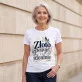 Koszulka Damska Biała Na 60 Rocznicę Ślubu Prezent Na Walentynki Dla Kobiety: Złota Botaniczna Elegancja
